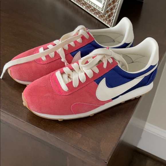 Nike Shoes - Nike Racer Retro Pink and Blue Sneakers